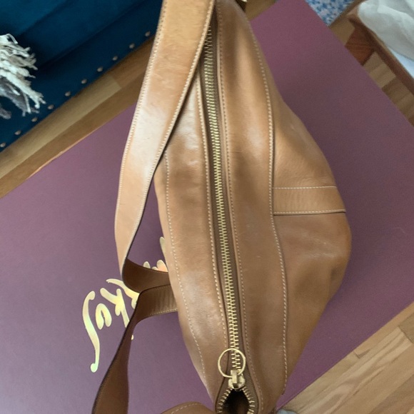 Coach Tan Leather Shoulder Bag - Picture 6 of 8